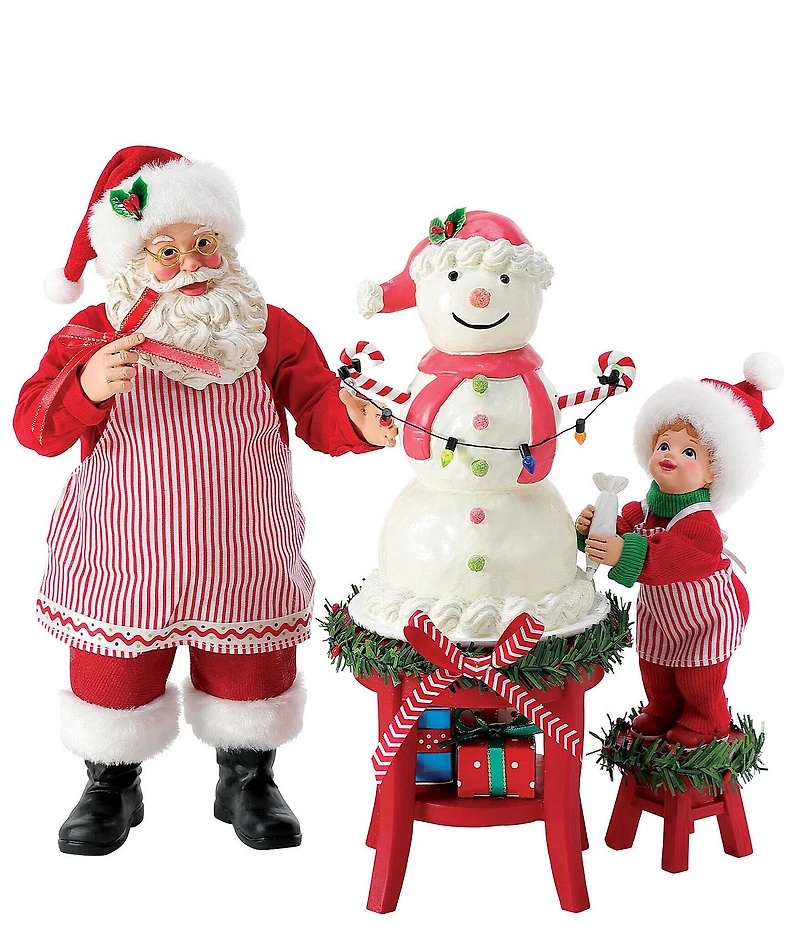 Department 56 Possible Dreams Santa Bake Off Figurine, Set of 3