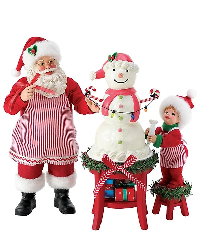 Department 56 Possible Dreams Santa Bake Off Figurine, Set of 3