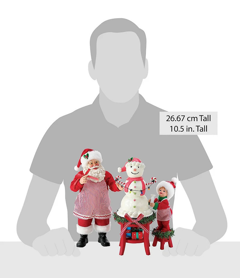 Department 56 Possible Dreams Santa Bake Off Figurine, Set of 3