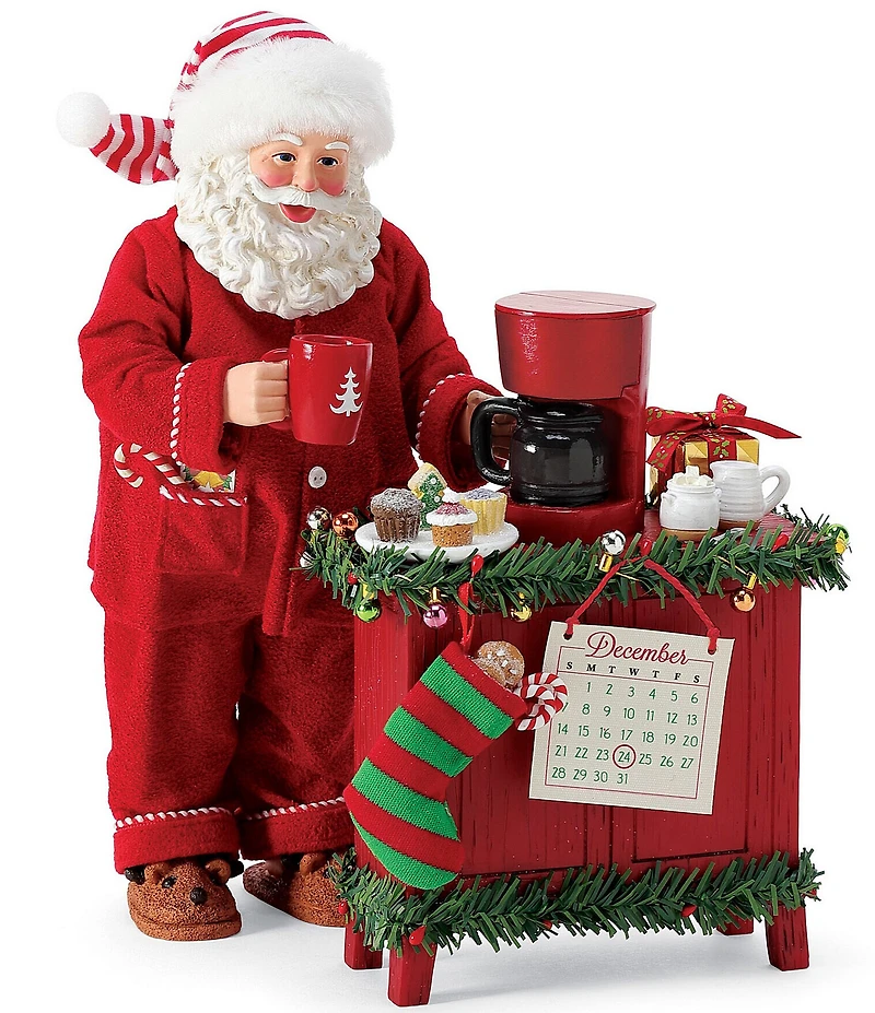Department 56 Possible Dreams Santa But First, Coffee Figurine