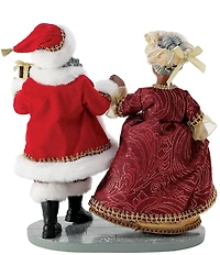 Department 56 Possible Dreams Sports & Leisure African American Santa and Mrs. Claus Dressed for the Christmas Ball Figurine