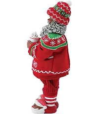 Department 56 Possible Dreams Sports & Leisure Collection African American Santa Cozy with Hot Cocoa Figurine