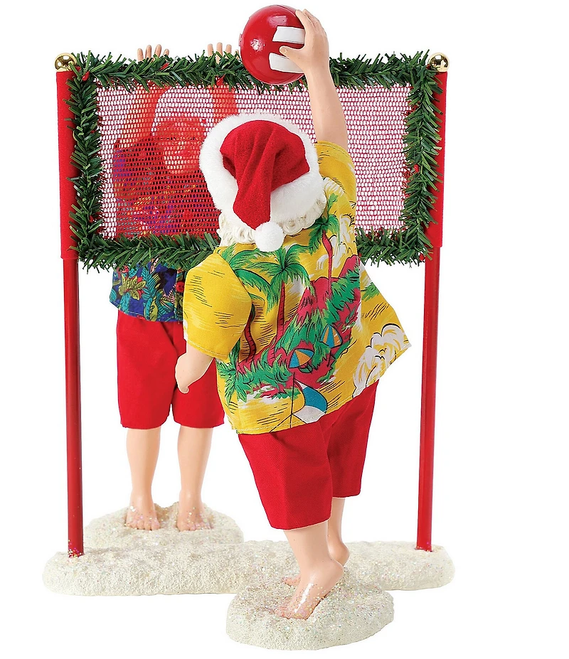 Department 56 Possible Dreams Sports & Leisure Collection Santa and Mrs. Claus Volleyball Can You Dig It? 3-Piece Figurine