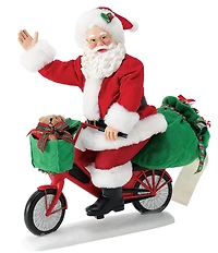 Department 56 Possible Dreams Sports & Leisure Collection Santa Biking Enjoying the Ride Figurine