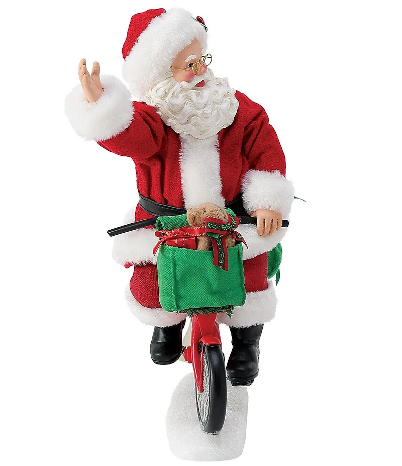 Department 56 Possible Dreams Sports & Leisure Collection Santa Biking Enjoying the Ride Figurine