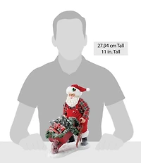 Department 56 Possible Dreams Sports & Leisure Collection Santa Holiday Greenery Figurine
