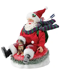 Department 56 Possible Dreams Sports & Leisure Collection Santa Snow Much Fun Figurine