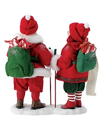 Department 56 Possible Dreams Sports & Leisure Santa and Mrs. Claus Good Times Hiking Figurine