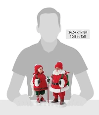 Department 56 Possible Dreams Sports & Leisure Santa and Mrs. Claus Good Times Hiking Figurine