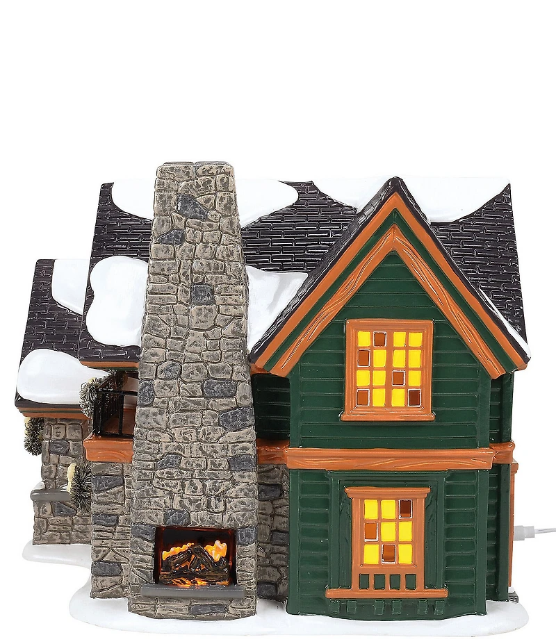 Department 56 Snow Village Christmas Lodge Collectible Figurine