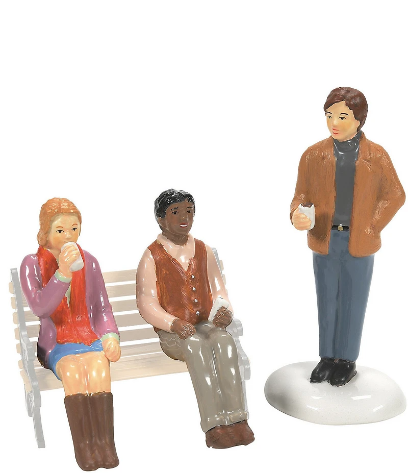 Department 56 Snow Village Collection Village Hipsters Figurine, Set of 3