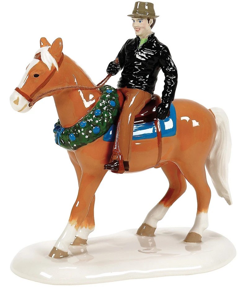 Department 56 Snow Village Elvis & Rising Sun Figurine