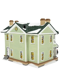 Department 56 Snow Village Enduring Willow Senior Center Lit Building, Set of 2