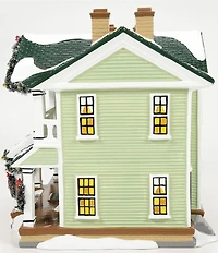 Department 56 Snow Village Enduring Willow Senior Center Lit Building, Set of 2