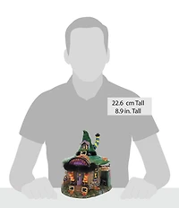 Department 56 Snow Village Halloween Samantha's BOO-tique Lit Building