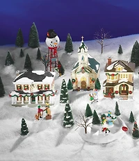 Department 56 Snowman Water Tower Christmas Village Accessory Figurine