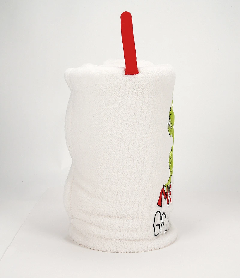 Department 56 Snowpinions Merry Grinchmas Holiday Fleece Throw