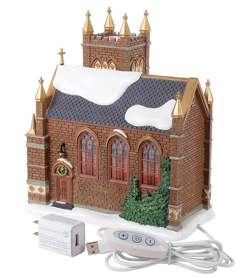 Department 56 Village 50th Anniversary Limited Edition Collection Fraternal Charity Church Collectible Figurine