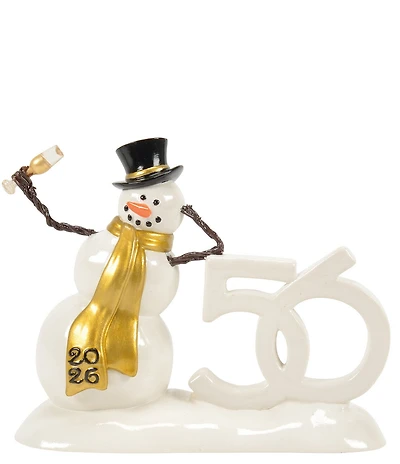 Department 56 Village 50th Anniversary Limited Edition Collection Lucky The Snowman 2026 Dated Figurine