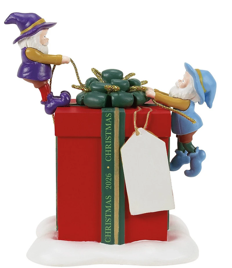 Department 56 Village 50th Anniversary Limited Edition Collection North Pole Series All Wrapped Up 2026 Dated Figurine