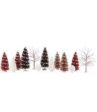 Department 56 Village Accessories Mochamint Landscape Tree Figurines, Set of 13