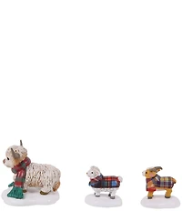 Department 56 Village Highland Animals 3-Piece Figurine Set