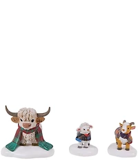 Department 56 Village Highland Animals 3-Piece Figurine Set