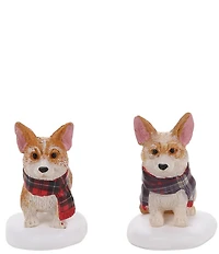 Department 56 Village Highland Corgi Set Of 2 Figurines