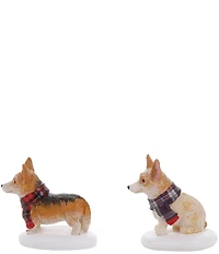 Department 56 Village Highland Corgi Set Of 2 Figurines