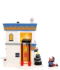 Department 56 Village Hot Wheels Detail Center 2-Piece Figurine Set