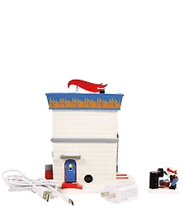 Department 56 Village Hot Wheels Detail Center 2-Piece Figurine Set