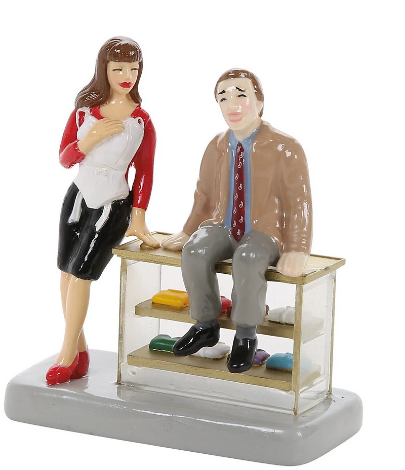 Department 56 Village National Lampoon's Christmas Vacation Can't See The Line Can You Russ 2-Piece Figurine Set