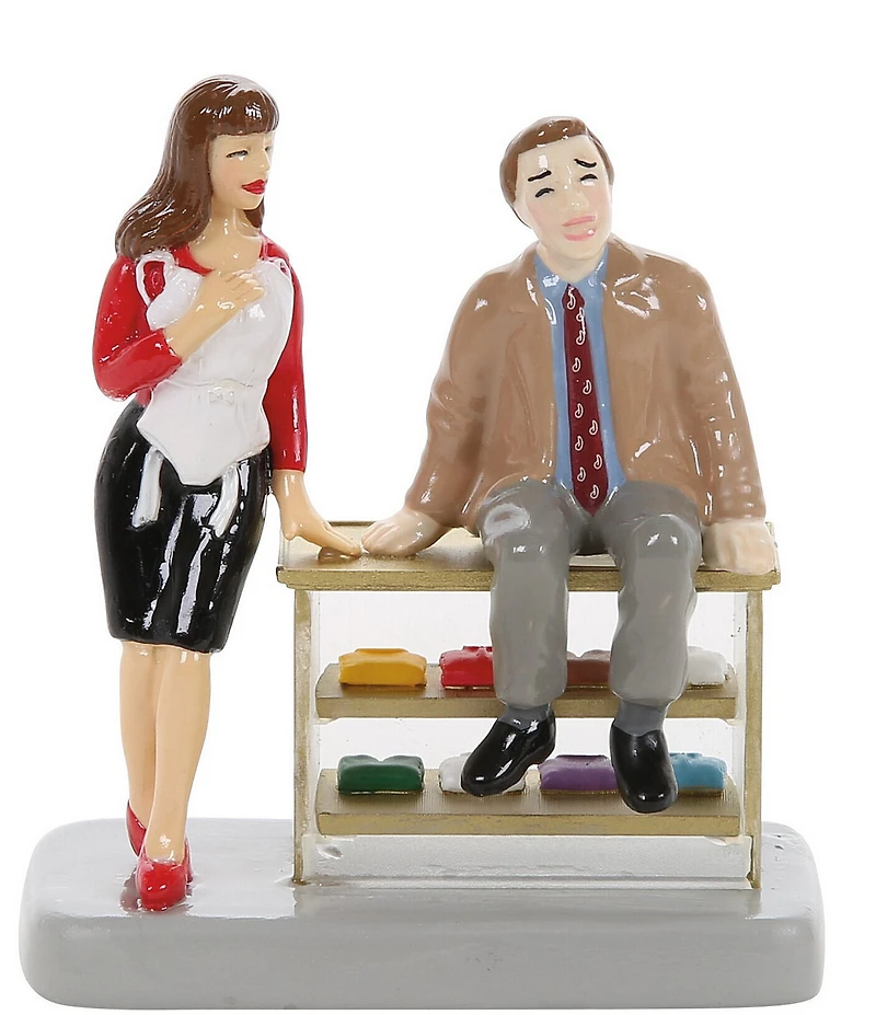Department 56 Village National Lampoon's Christmas Vacation Can't See The Line Can You Russ 2-Piece Figurine Set