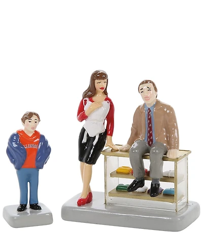 Department 56 Village National Lampoon's Christmas Vacation Can't See The Line Can You Russ 2-Piece Figurine Set