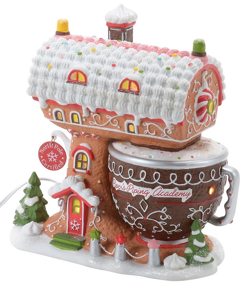 Department 56 Village North Pole Series Piper's Piping Academy Collectible Figurine