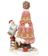 Department 56 Village North Pole Series Piping The Tree Figurine