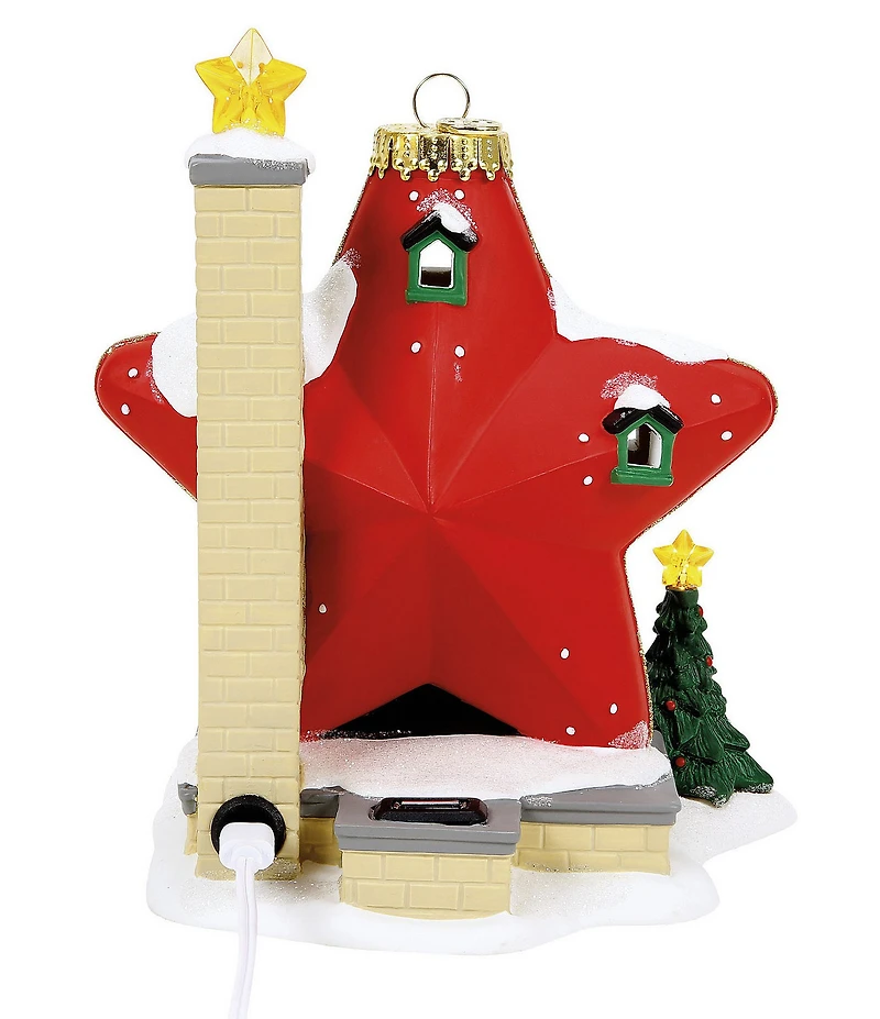 Department 56 Village North Pole Series Sparkle Star Ornament Lit House Collectible Figurine