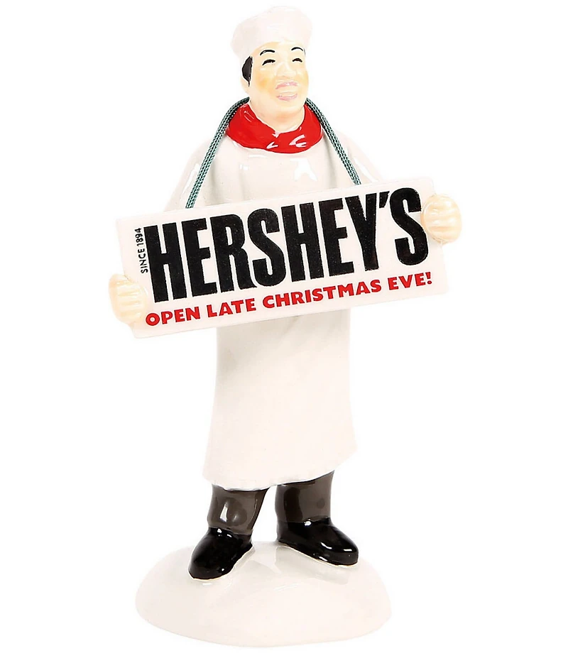 Department 56 Village Santa Prefers Hershey's Figurine