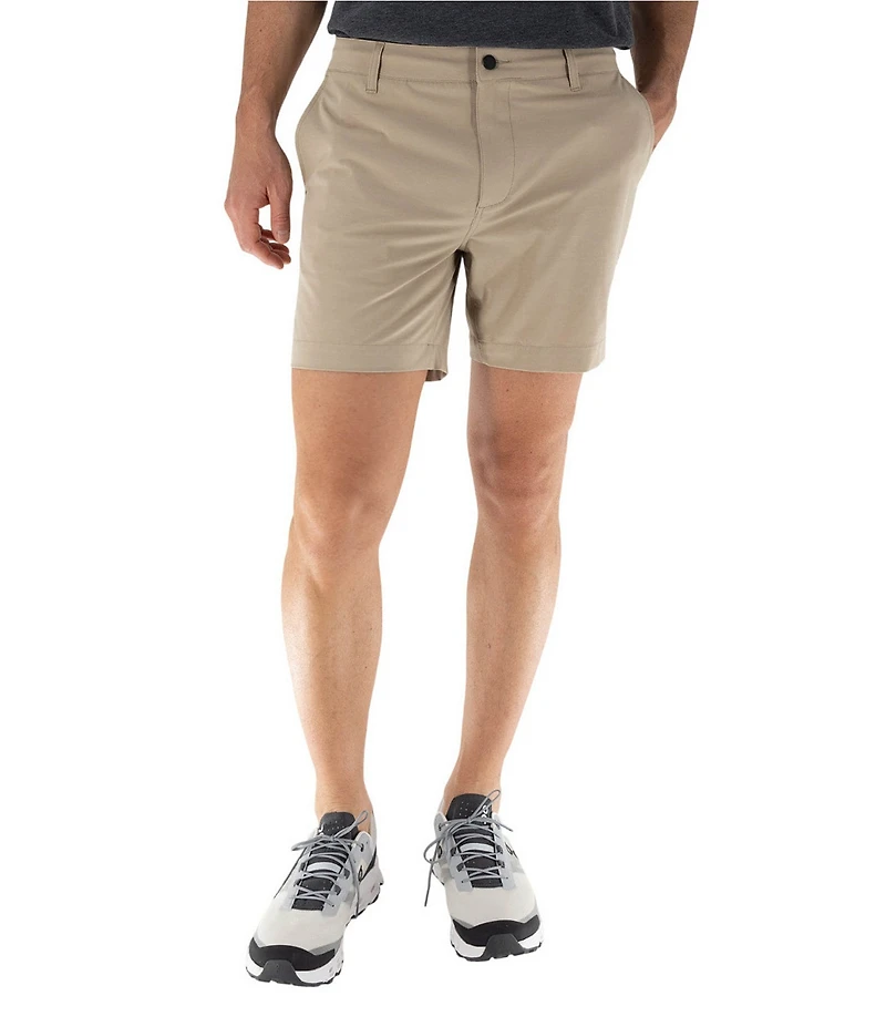 Devil-Dog Dungarees 6#double; Inseam Hybrid Shorts