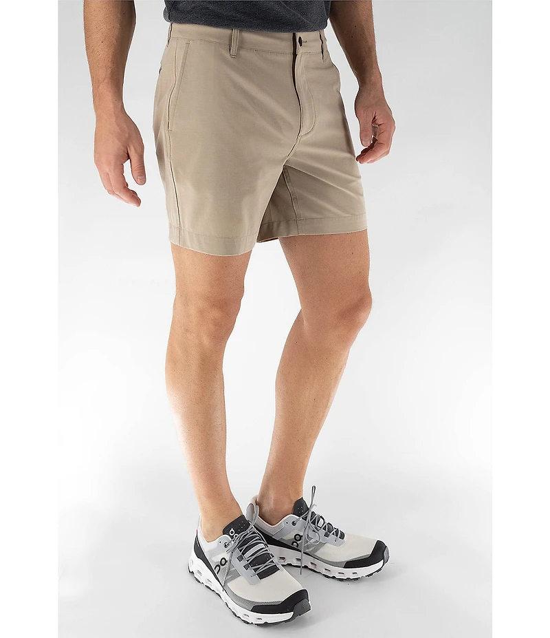 Devil-Dog Dungarees 6#double; Inseam Hybrid Shorts