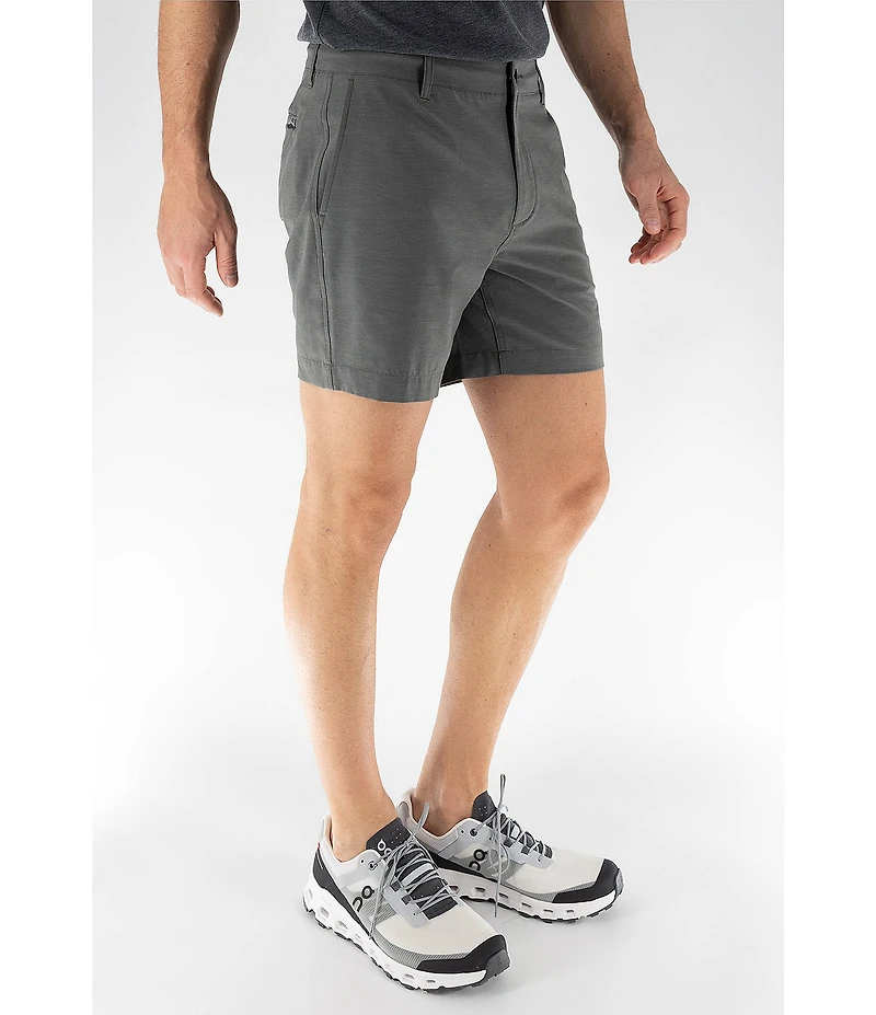 Devil-Dog Dungarees 6#double; Inseam Hybrid Shorts