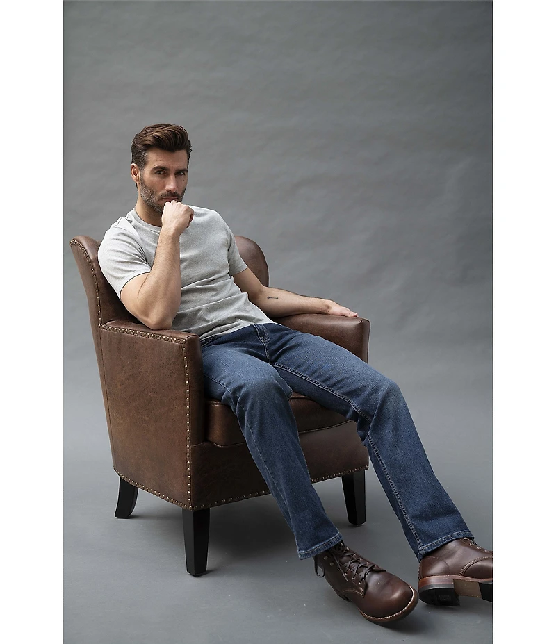 Devil-Dog Dungarees Clayton Wash Performance Bootcut Denim Jeans