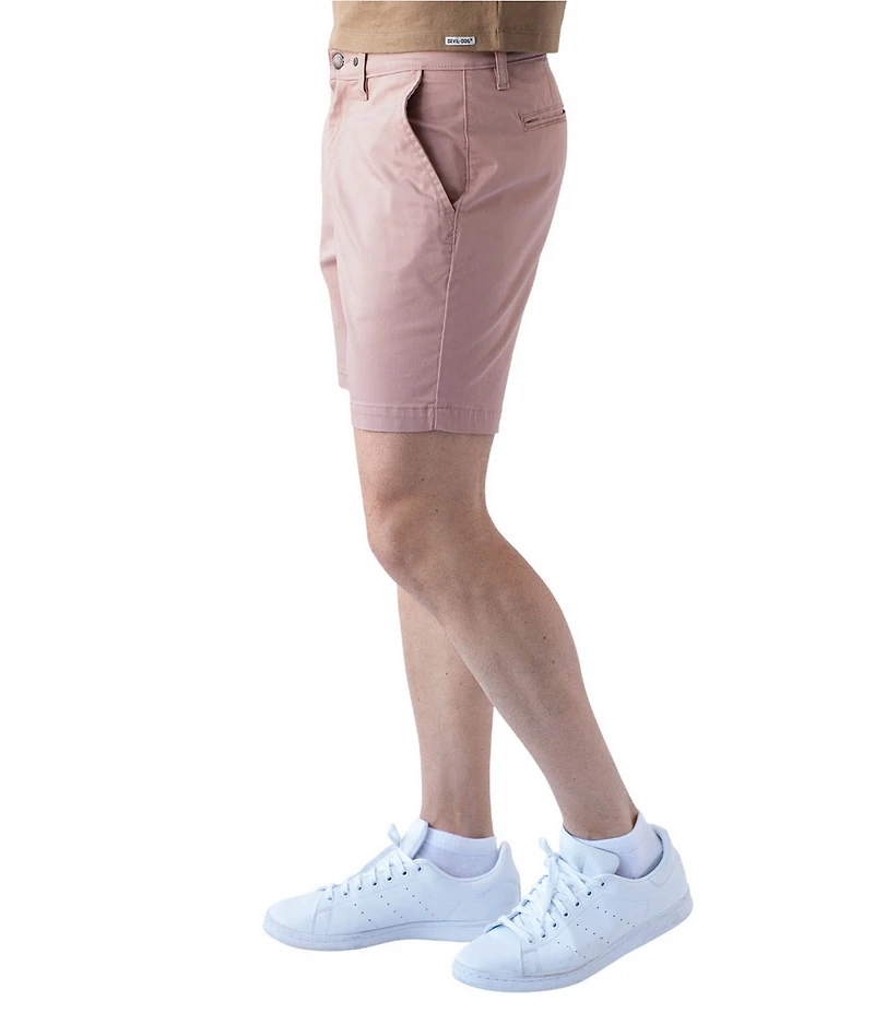 Devil-Dog Dungarees Performance Stretch 7#double; Inseam Chino Short