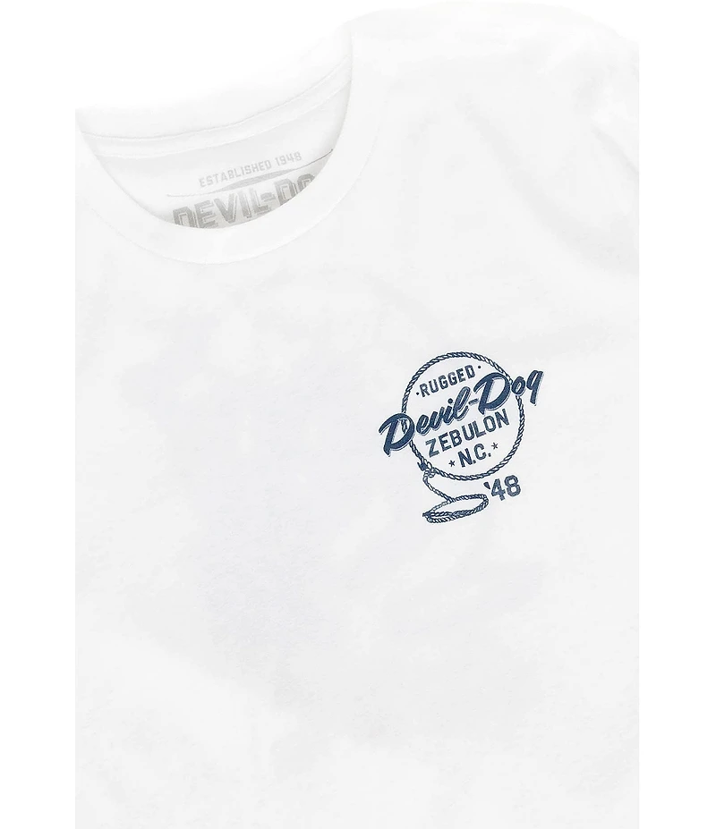 Devil-Dog Dungarees Ropin' Cowboy Graphic T-Shirt