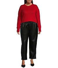 Dex Clothing Plus Long-Sleeve Embellished Sweater