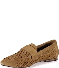 Diba True Age Less Woven Suede Loafers