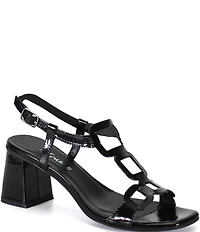 Diba True Begon Nia Patent Leather Geometric Dress Sandals