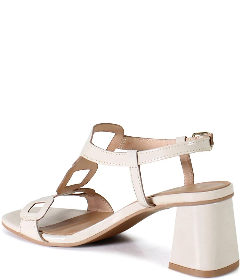 Diba True Begon Nia Patent Leather Geometric Dress Sandals