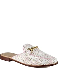 Diba True Callen For U Plaid Bit Buckle Loafer Mules