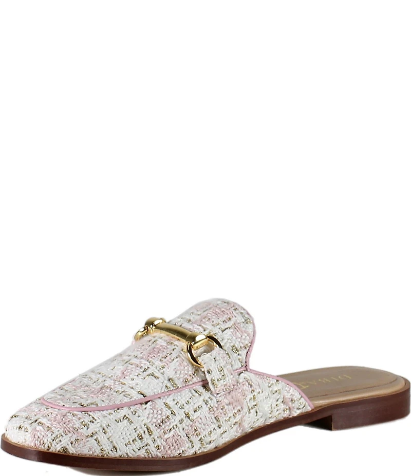 Diba True Callen For U Plaid Bit Buckle Loafer Mules